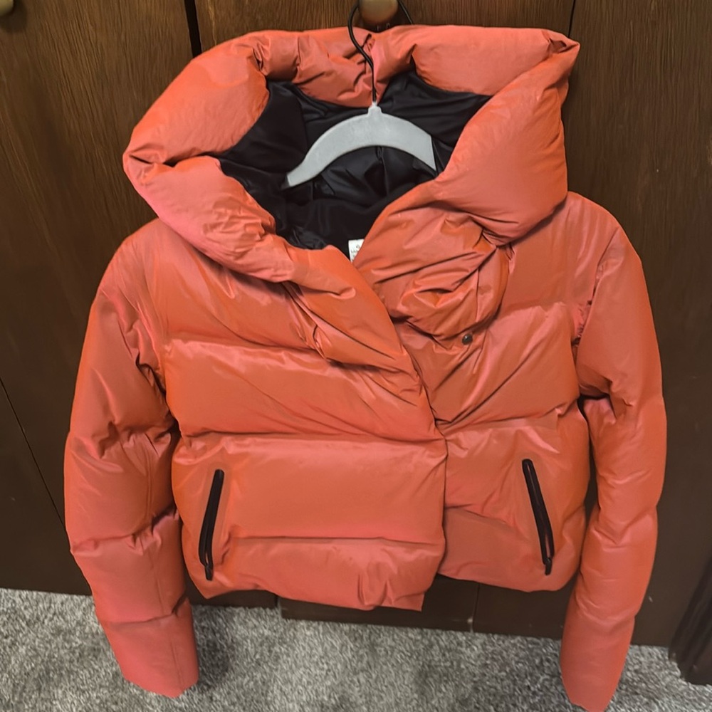 lululemon athletica Orange Puffer Jacket